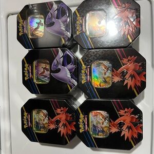 Pokémon trading card game lot of 6